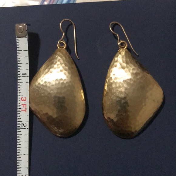 BRIGTHON  gold tone earrings. - Picture 4 of 4